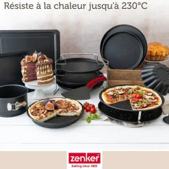 Set à pizza 3 pièces 29 cm Zenker Spécial Countries