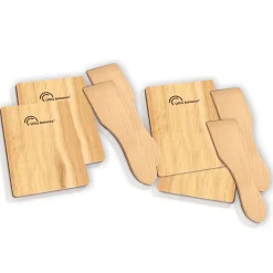 Set 4 spatules + 4 planchettes bois Little Balance 8503