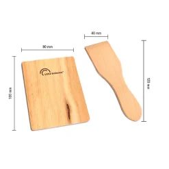 Set 4 spatules + 4 planchettes bois Little Balance 8503