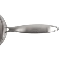 Set 1 wok 28cm inox avec couvercle Inox - Gourmet par Cuisinox