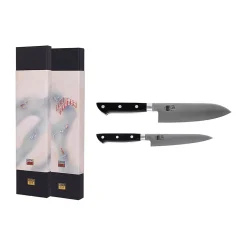 Set base de 2 couteaux Hashi Classique - KOTAI - Couteau japonais Gris