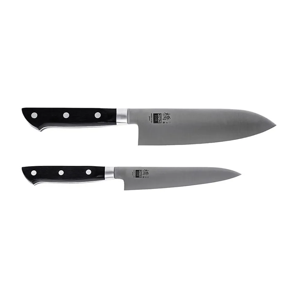 Set base de 2 couteaux Hashi Classique - KOTAI - Couteau japonais Gris