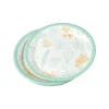 Set de 10 assiettes carton 18 cm Aromates
