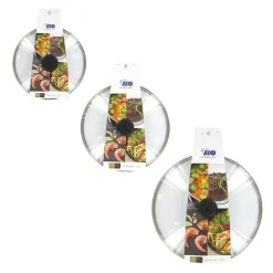 Set de 3 couvercles de cuisson en verre 24 cm 28 cm et 32 cm Elo