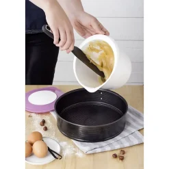 Set de 2 moules à manqué et 1 moule à manqué et savarin diamètres 20, 24 , 28 cm Zenker Black Metallic