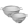 Set de 2 passoires inox 20 cm et 26 cm Fackelmann