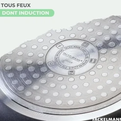 Set de 1 poêle 30 cm, 3 casseroles antiadhésives céramique 16, 18 et 20 cm et 6 ustensiles Fackelmann Brandao