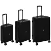 Set de 3 valises ABS 8 roues - Noir- 5five
