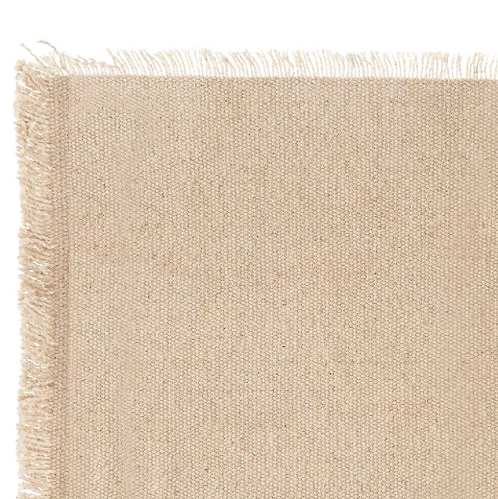 Set de table à franges (45x30 cm - Beige)