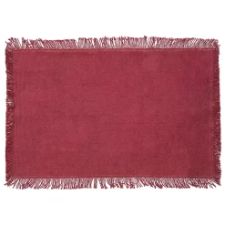 Set de table avec franges en coton MAHA