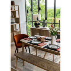 Set de table avec franges en coton MAHA