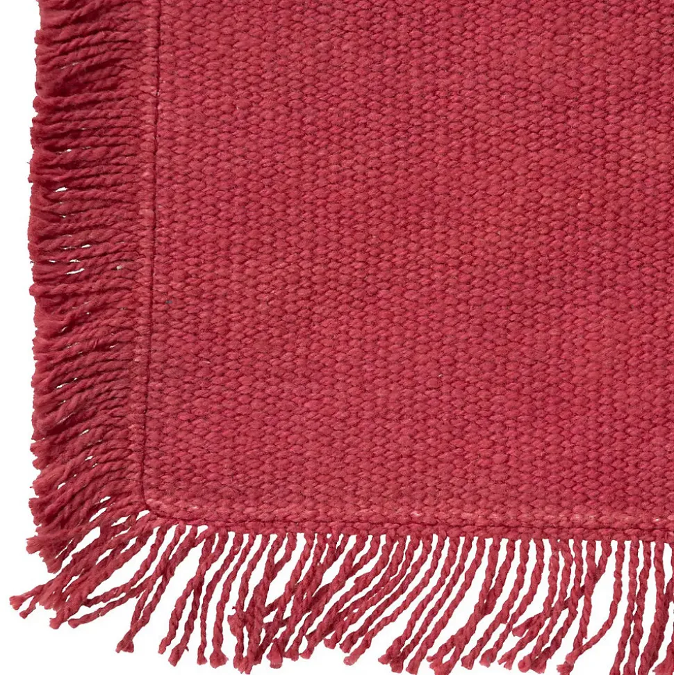 Set de table en coton 30 x 45 cm Mahas grenat