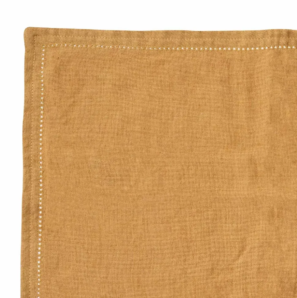Set de table en coton/lin (45x30 cm - Jaune)