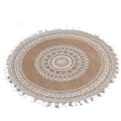 Set de table en jute avec pompons Azusa