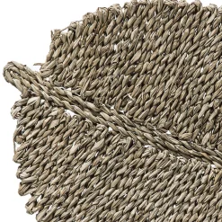 Set de table feuille en roseau (48x33 cm - Naturel)