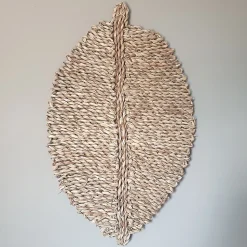 Set de table feuille en roseau (48x33 cm - Naturel)