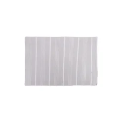 Set de table rayé taupe 33x48cm