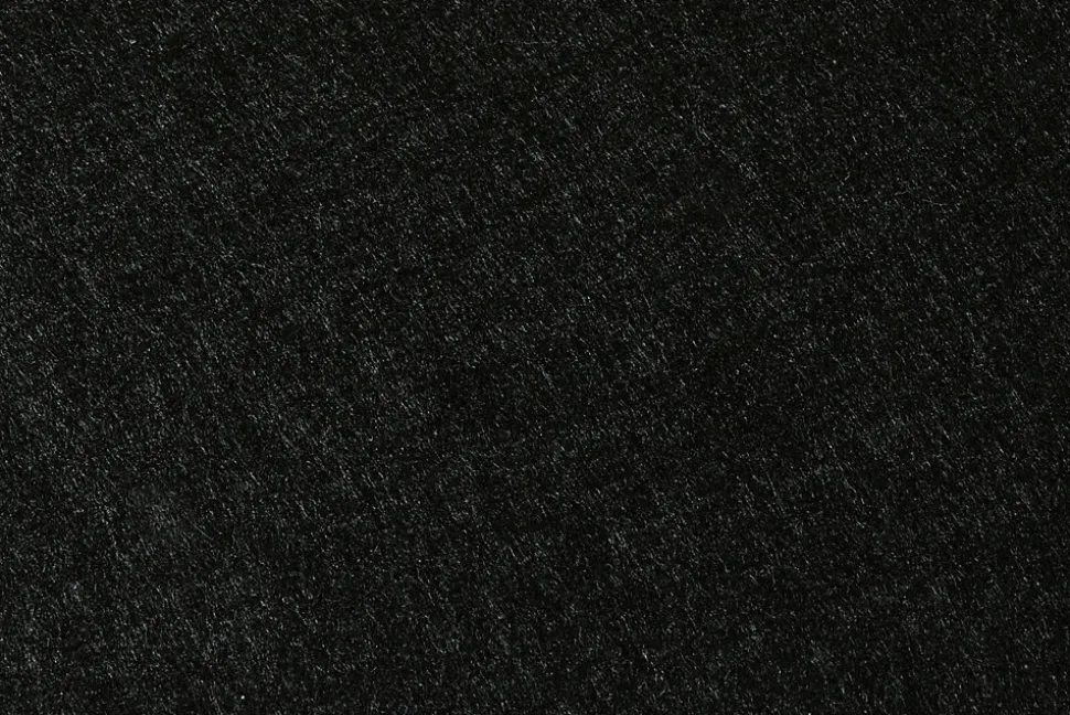 Set de table rectangulaire - 6 pièces - Feutre recyclé noir