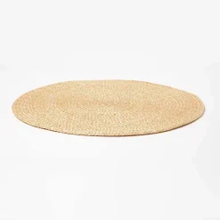 Set de table rond tressé or, lot de 4 - HOMESCAPES