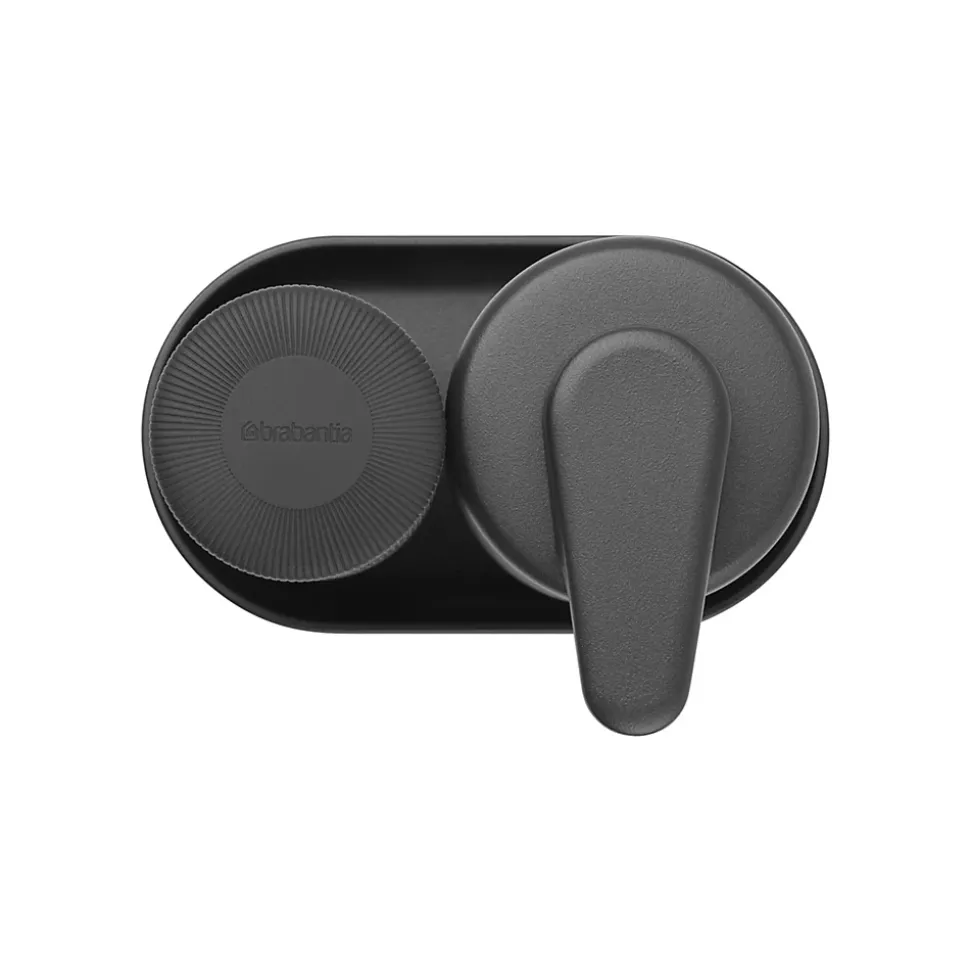 Set distributeurs de savon + plateau, gris, Brabantia Sinkstyle