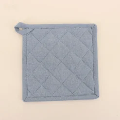 Set gant + manique unis 100% coton