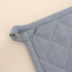 Set gant + manique unis 100% coton