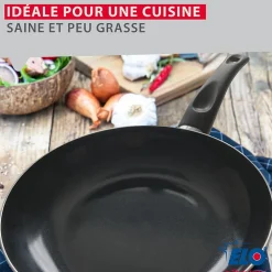 Set Poêle 20 cm avec revêtement céramique sans PFAS et couvercle Elo Prima Cucina