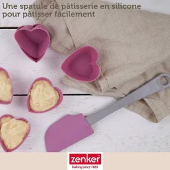 Set pâtisserie avec moule à 12 madeleines, 2 bols à mixer, verre mesureur et spatule Zenker