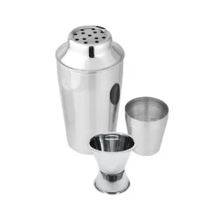 Set Shaker à cocktails en inox 400 ml et Doseur à alcool 2 cl et 4 cl Fackelmann Bar Concept