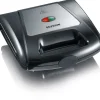SEVERIN - Gaufrier Croque-Monsieur et Panini - 1000W - noir/chrome - 2968
