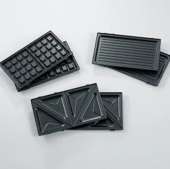 SEVERIN - Gaufrier Croque-Monsieur et Panini - 1000W - noir/chrome - 2968