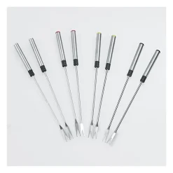 SEVERIN FO2473 Fondue électrique 8 personnes avec caquelon inox amovible, Inclus : Protection anti-projections et 8 fourchettes