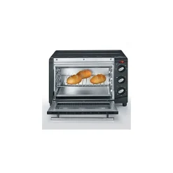 Severin Mini-Four 20 L, Inclus : Grille et Lèche frites, Minuteur 60 min, 1 500 W, Noir, TO 2067 - TO 2067