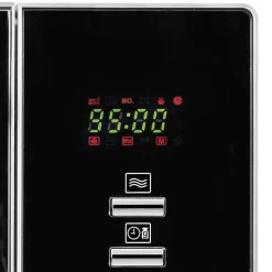 Severin MW 7773 Micro-ondes noir,argent 800 W fonction chaleur tournante, fonction grill