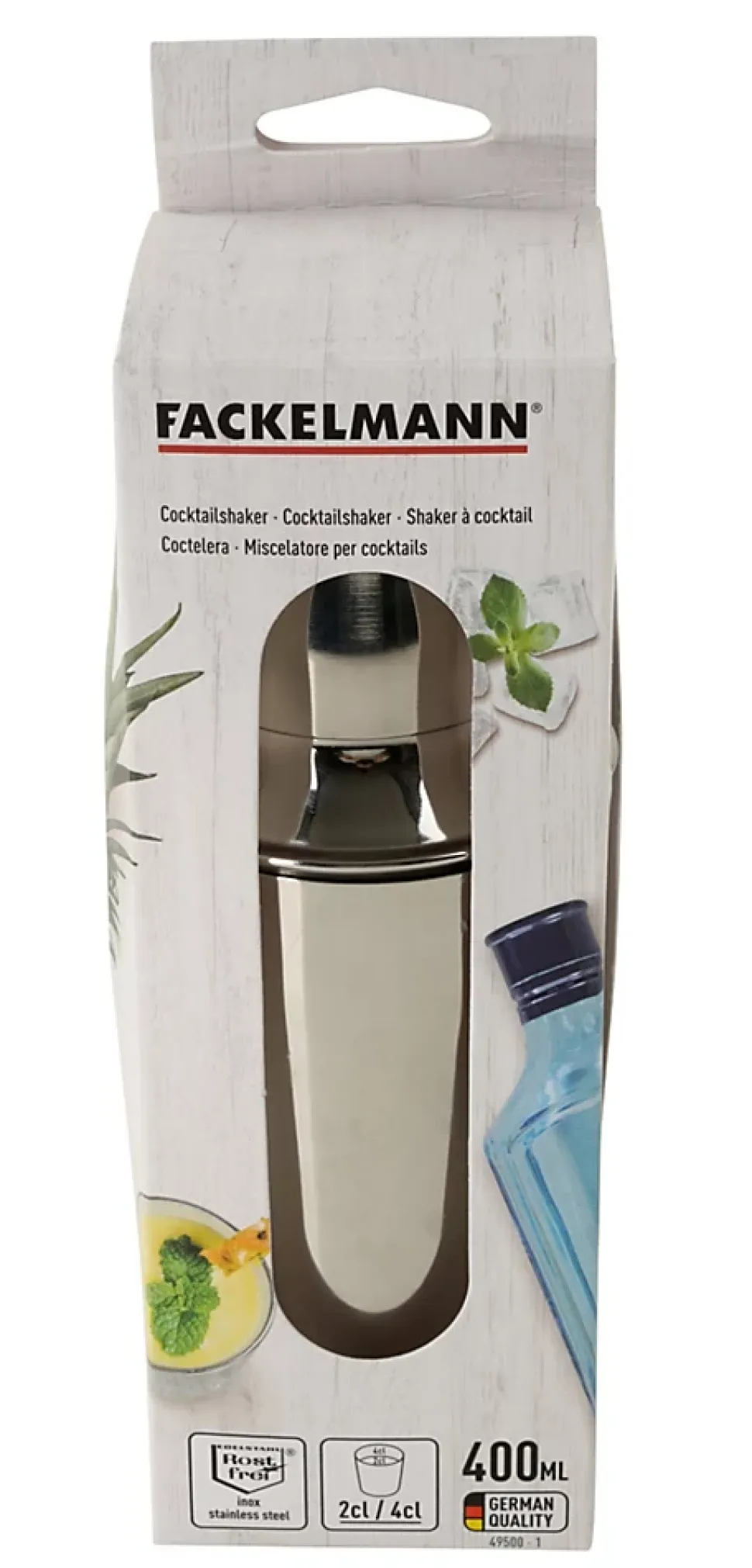 Shaker à cocktails en inox 400 ml Fackelmann Bar Concept