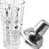 Shaker en verre 45 cl avec recettes Lounge