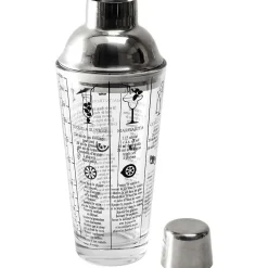 Shaker en verre 45 cl avec recettes Lounge
