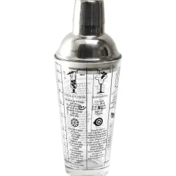 Shaker en verre 45 cl avec recettes Lounge