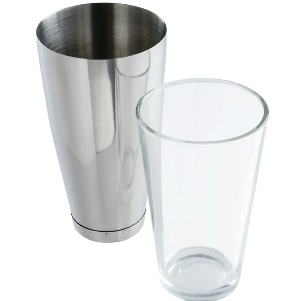 Shaker professionnel type Boston et verre - APS