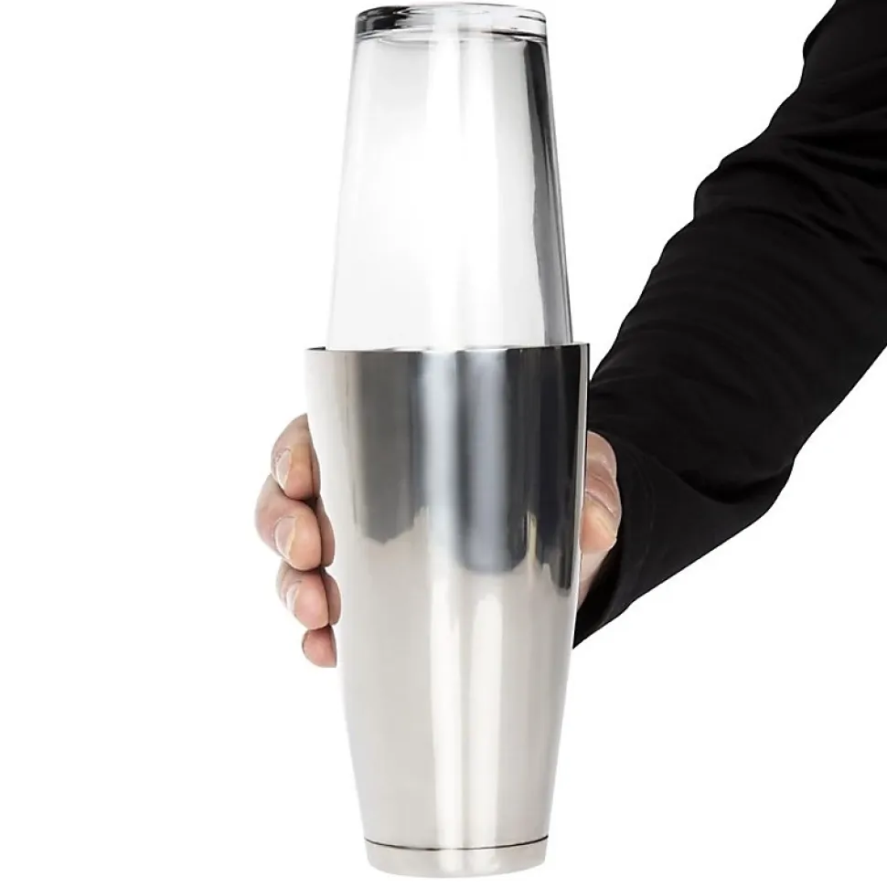 Shaker professionnel type Boston et verre - APS