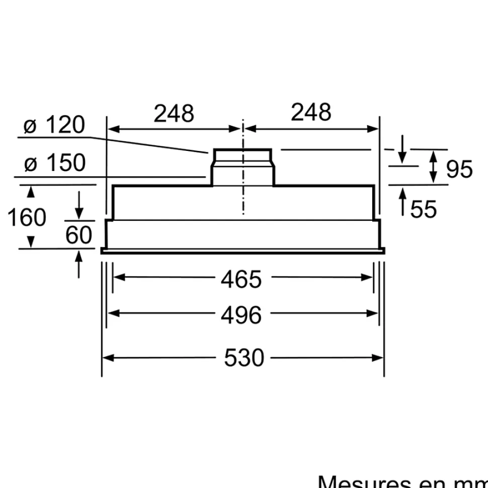 SIEMENS Groupe filtrant 53 cm débit 618 m3/h - LB55565