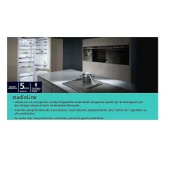 Siemens Micro-ondes encastrable 21l 900w noir - BF722L1B1