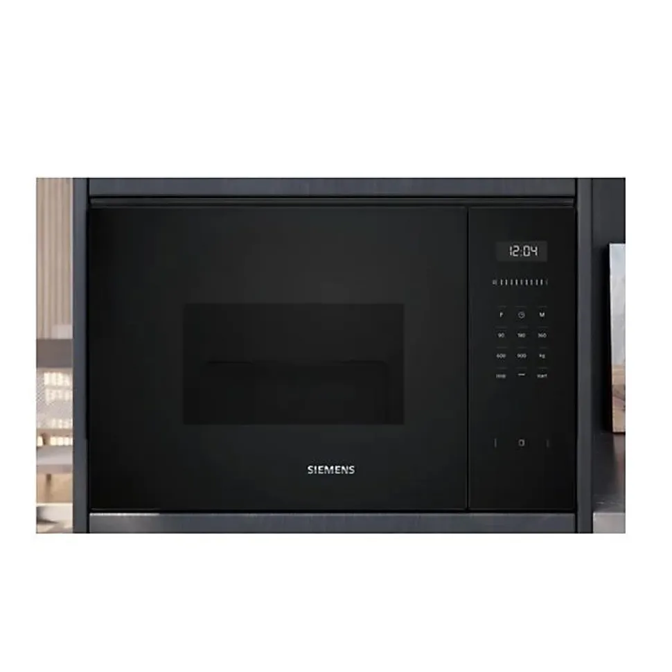 Siemens Micro-ondes encastrable 25l 1450w noir - BE555LMB1