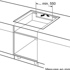 SIEMENS Table induction 80 cm 5 foyers EX851LVC1F