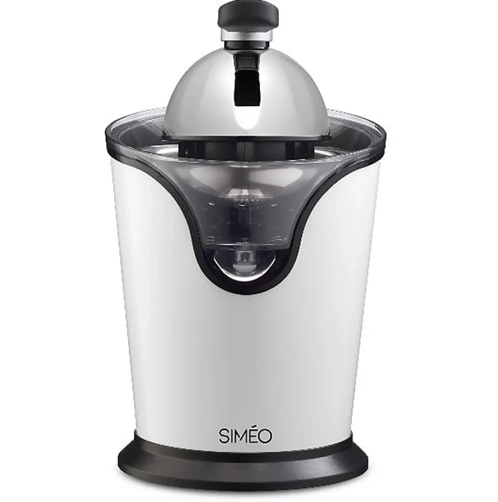 SIMEO Presse agrumes bras articulé 2 cônes filtre - Blanc