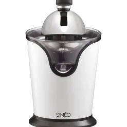 SIMEO Presse agrumes bras articulé 2 cônes filtre - Blanc