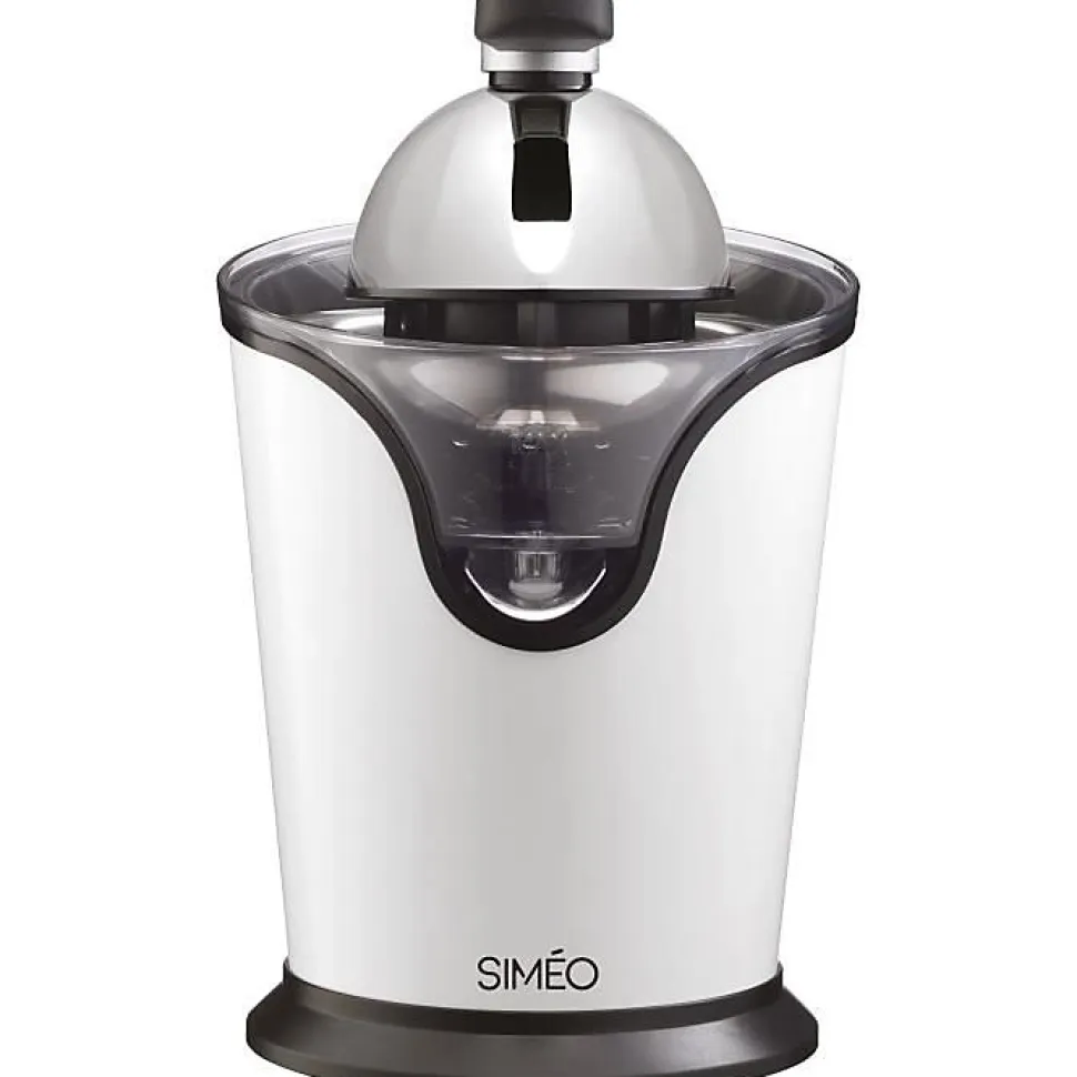 SIMEO Presse agrumes bras articulé 2 cônes filtre - Blanc