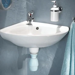 Siphon de lavabo universel blanc Wirquin