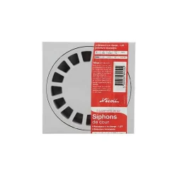 Siphon de sol PVC gris clair - 150 x 150 mm - Nicoll