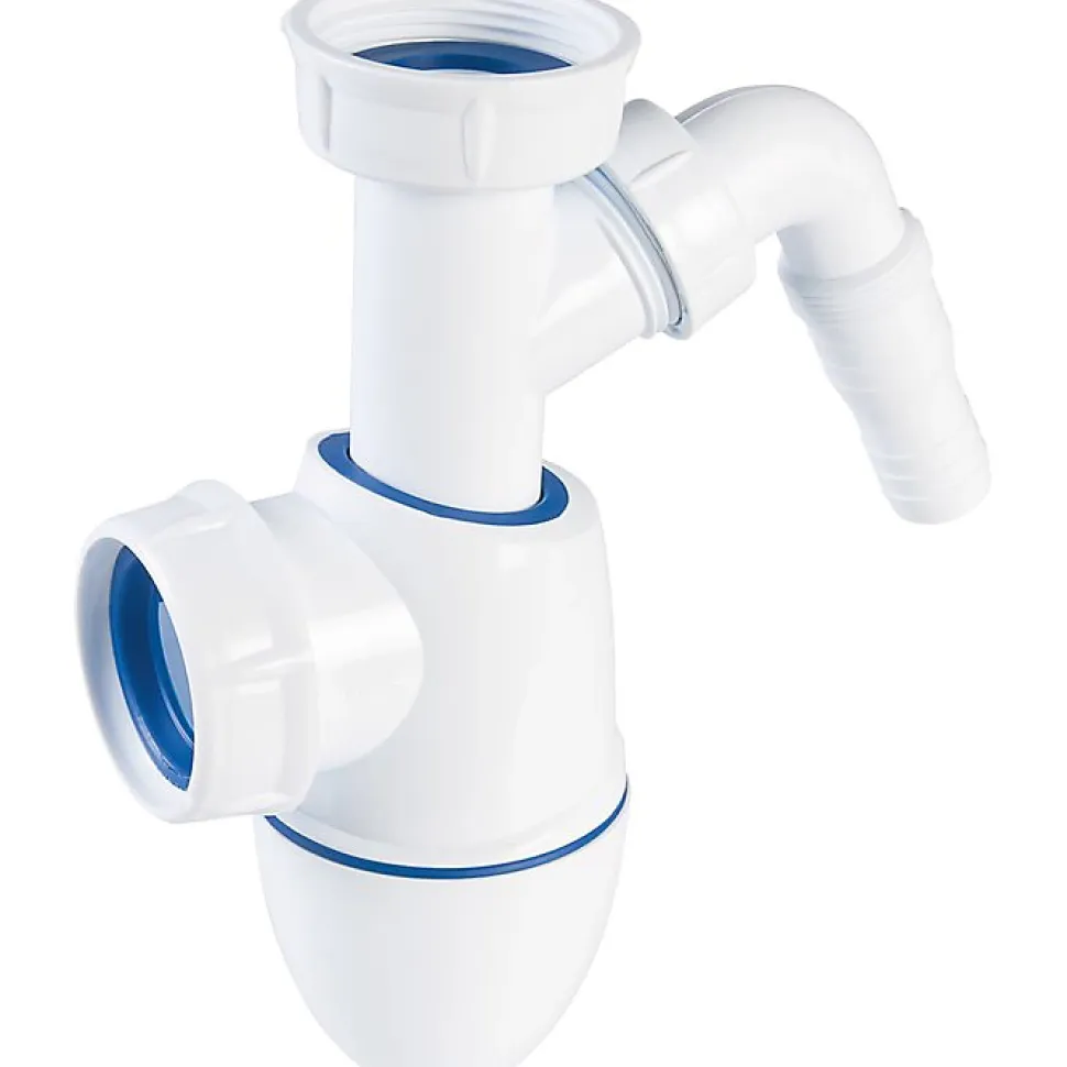 Siphon d'évier avec prise M.A.L - 1'1/2 - Diamètre 40 mm - Easyphon - Nicoll